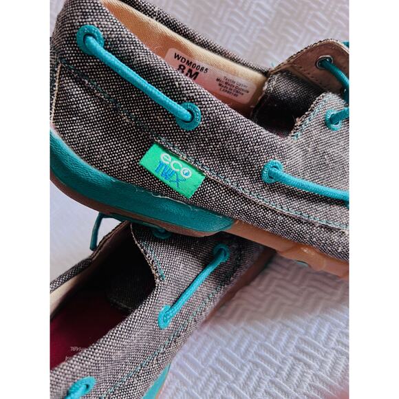 Twisted X ECO TWX Women’s Size 8M Driving Mocs Slip Resistant Washable Shoes - Picture 9 of 9